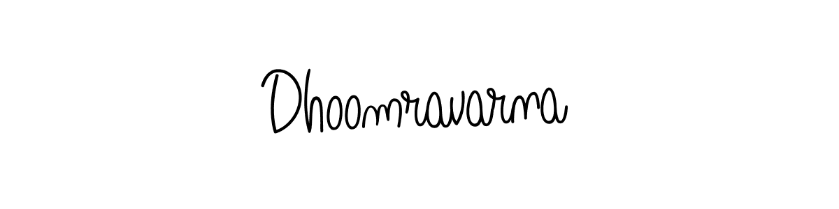 You can use this online signature creator to create a handwritten signature for the name Dhoomravarna. This is the best online autograph maker. Dhoomravarna signature style 5 images and pictures png