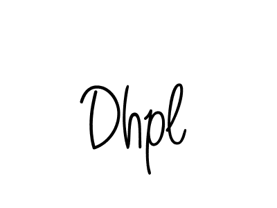 You should practise on your own different ways (Angelique-Rose-font-FFP) to write your name (Dhpl) in signature. don't let someone else do it for you. Dhpl signature style 5 images and pictures png
