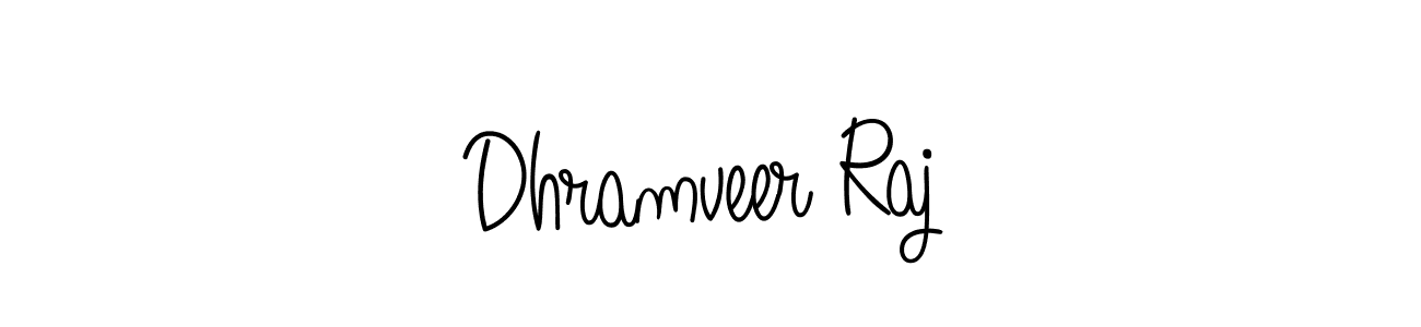 if you are searching for the best signature style for your name Dhramveer Raj. so please give up your signature search. here we have designed multiple signature styles  using Angelique-Rose-font-FFP. Dhramveer Raj signature style 5 images and pictures png