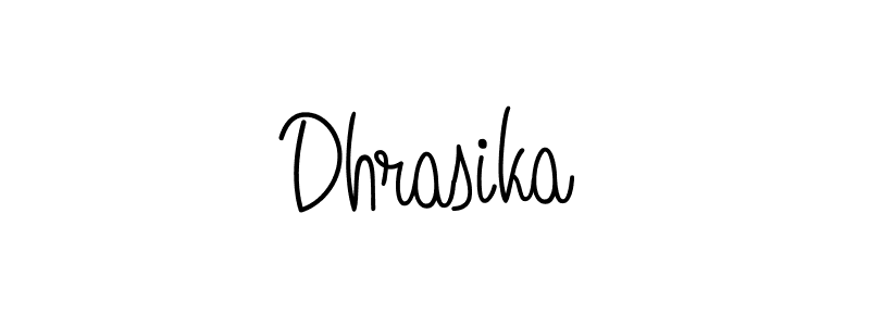 How to make Dhrasika name signature. Use Angelique-Rose-font-FFP style for creating short signs online. This is the latest handwritten sign. Dhrasika signature style 5 images and pictures png