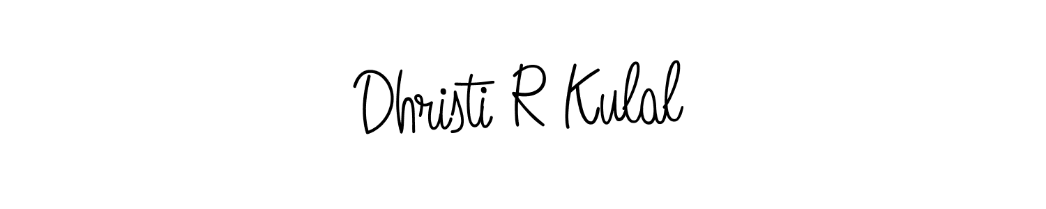 This is the best signature style for the Dhristi R Kulal name. Also you like these signature font (Angelique-Rose-font-FFP). Mix name signature. Dhristi R Kulal signature style 5 images and pictures png