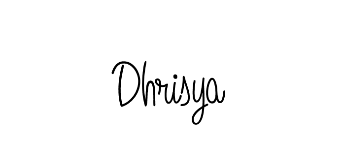 How to Draw Dhrisya signature style? Angelique-Rose-font-FFP is a latest design signature styles for name Dhrisya. Dhrisya signature style 5 images and pictures png