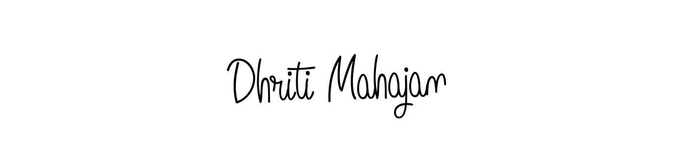 if you are searching for the best signature style for your name Dhriti Mahajan. so please give up your signature search. here we have designed multiple signature styles  using Angelique-Rose-font-FFP. Dhriti Mahajan signature style 5 images and pictures png