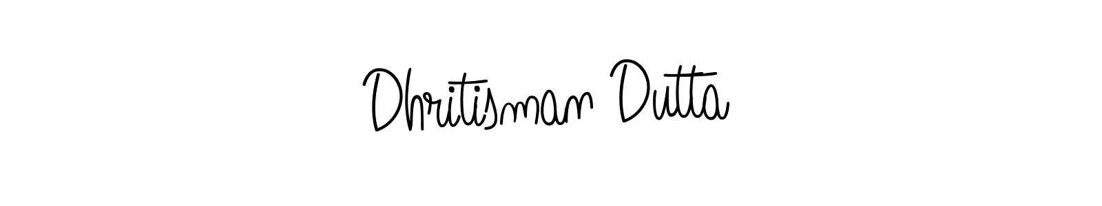 The best way (Angelique-Rose-font-FFP) to make a short signature is to pick only two or three words in your name. The name Dhritisman Dutta include a total of six letters. For converting this name. Dhritisman Dutta signature style 5 images and pictures png