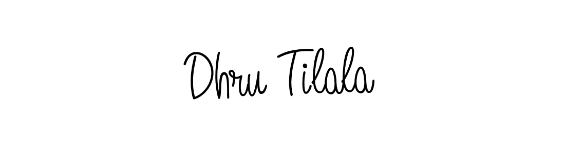 Make a beautiful signature design for name Dhru Tilala. Use this online signature maker to create a handwritten signature for free. Dhru Tilala signature style 5 images and pictures png