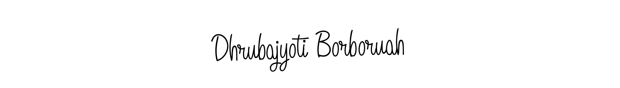 Create a beautiful signature design for name Dhrubajyoti Borboruah. With this signature (Angelique-Rose-font-FFP) fonts, you can make a handwritten signature for free. Dhrubajyoti Borboruah signature style 5 images and pictures png