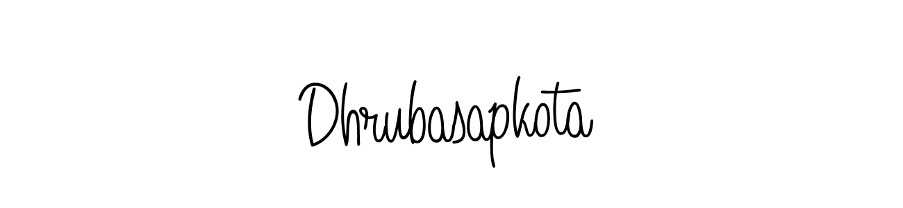 Make a short Dhrubasapkota signature style. Manage your documents anywhere anytime using Angelique-Rose-font-FFP. Create and add eSignatures, submit forms, share and send files easily. Dhrubasapkota signature style 5 images and pictures png