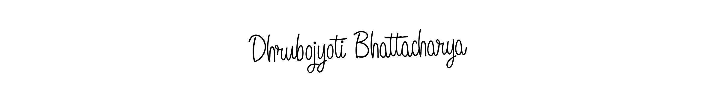 Design your own signature with our free online signature maker. With this signature software, you can create a handwritten (Angelique-Rose-font-FFP) signature for name Dhrubojyoti Bhattacharya. Dhrubojyoti Bhattacharya signature style 5 images and pictures png