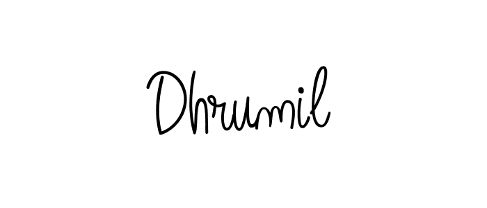 Once you've used our free online signature maker to create your best signature Angelique-Rose-font-FFP style, it's time to enjoy all of the benefits that Dhrumil name signing documents. Dhrumil signature style 5 images and pictures png