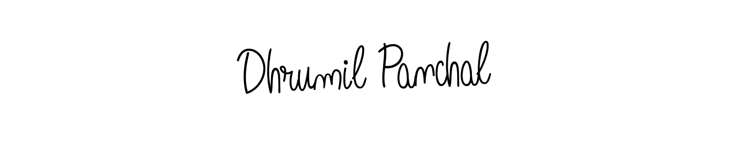 It looks lik you need a new signature style for name Dhrumil Panchal. Design unique handwritten (Angelique-Rose-font-FFP) signature with our free signature maker in just a few clicks. Dhrumil Panchal signature style 5 images and pictures png