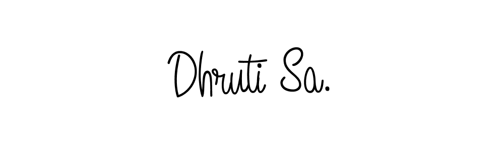Also we have Dhruti Sa. name is the best signature style. Create professional handwritten signature collection using Angelique-Rose-font-FFP autograph style. Dhruti Sa. signature style 5 images and pictures png