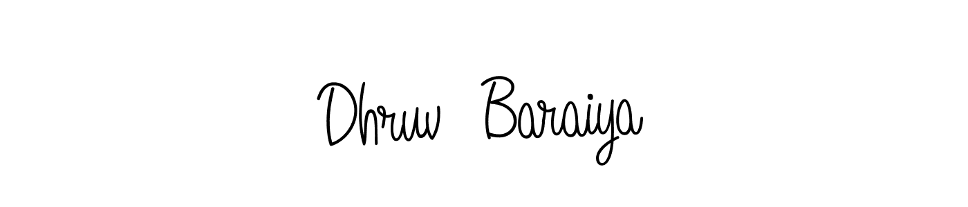 Here are the top 10 professional signature styles for the name Dhruv  Baraiya. These are the best autograph styles you can use for your name. Dhruv  Baraiya signature style 5 images and pictures png