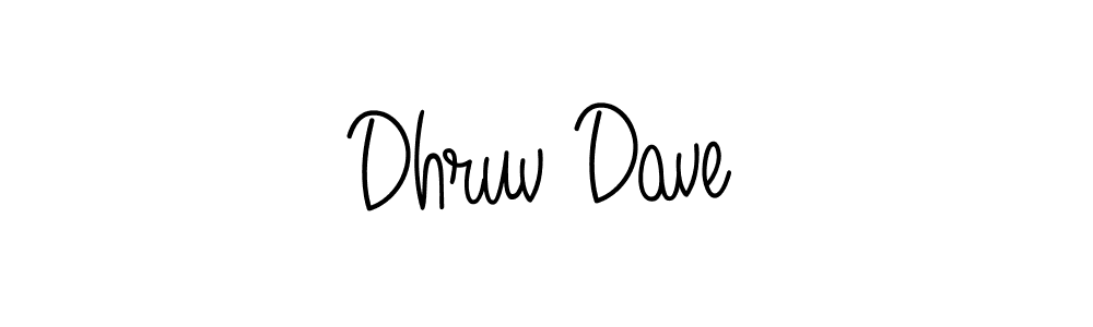 How to Draw Dhruv Dave signature style? Angelique-Rose-font-FFP is a latest design signature styles for name Dhruv Dave. Dhruv Dave signature style 5 images and pictures png