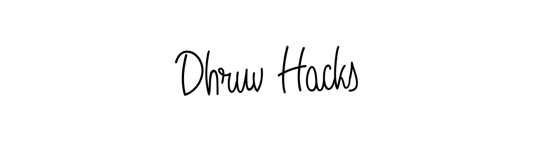 Here are the top 10 professional signature styles for the name Dhruv Hacks. These are the best autograph styles you can use for your name. Dhruv Hacks signature style 5 images and pictures png