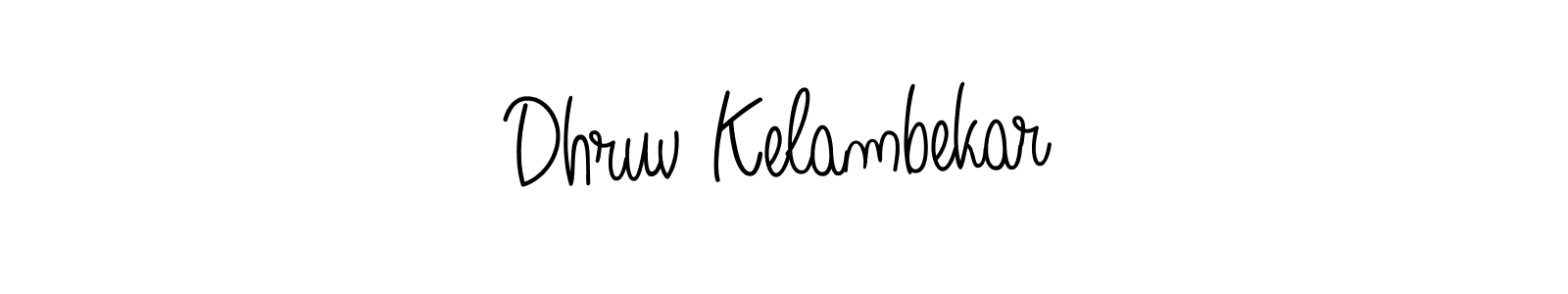 You can use this online signature creator to create a handwritten signature for the name Dhruv Kelambekar. This is the best online autograph maker. Dhruv Kelambekar signature style 5 images and pictures png