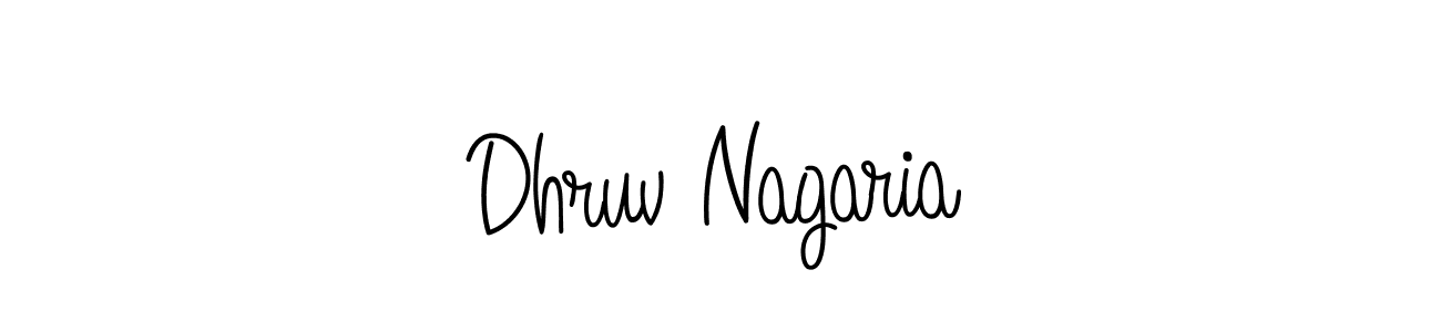 Angelique-Rose-font-FFP is a professional signature style that is perfect for those who want to add a touch of class to their signature. It is also a great choice for those who want to make their signature more unique. Get Dhruv Nagaria name to fancy signature for free. Dhruv Nagaria signature style 5 images and pictures png