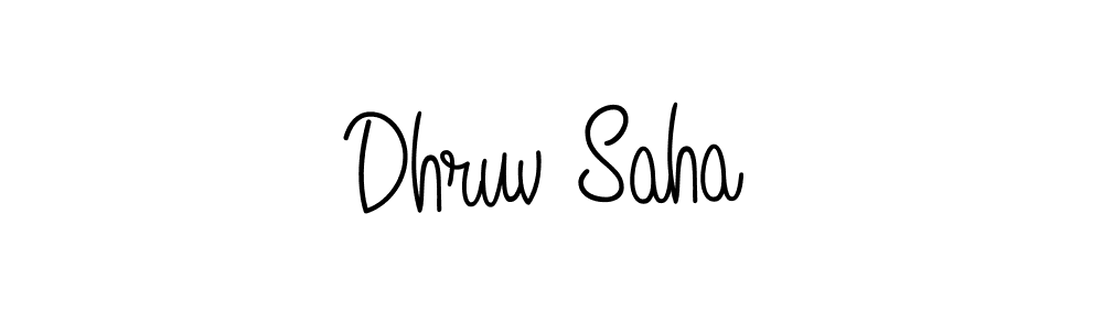 Make a short Dhruv Saha signature style. Manage your documents anywhere anytime using Angelique-Rose-font-FFP. Create and add eSignatures, submit forms, share and send files easily. Dhruv Saha signature style 5 images and pictures png