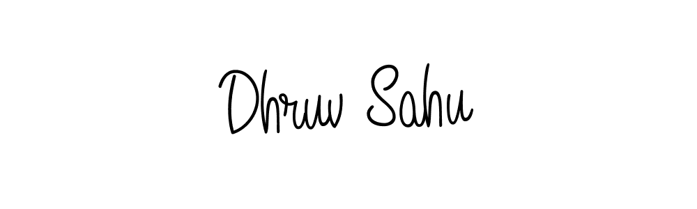 Make a short Dhruv Sahu signature style. Manage your documents anywhere anytime using Angelique-Rose-font-FFP. Create and add eSignatures, submit forms, share and send files easily. Dhruv Sahu signature style 5 images and pictures png