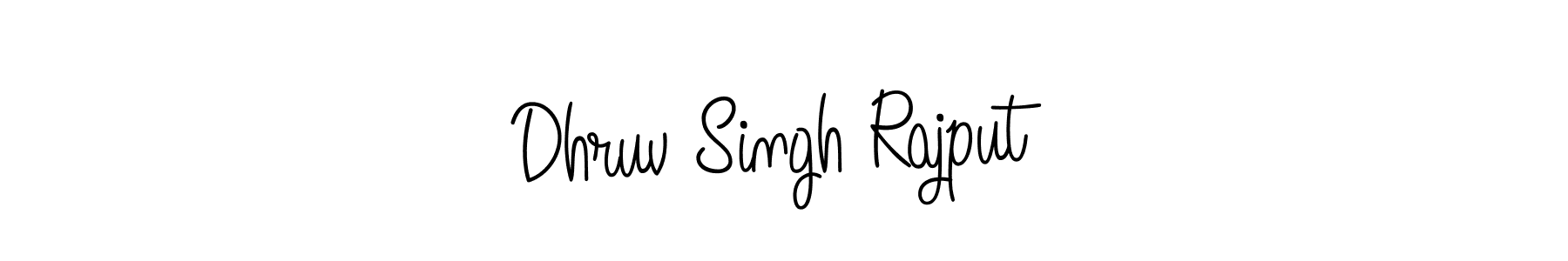 Make a beautiful signature design for name Dhruv Singh Rajput. With this signature (Angelique-Rose-font-FFP) style, you can create a handwritten signature for free. Dhruv Singh Rajput signature style 5 images and pictures png