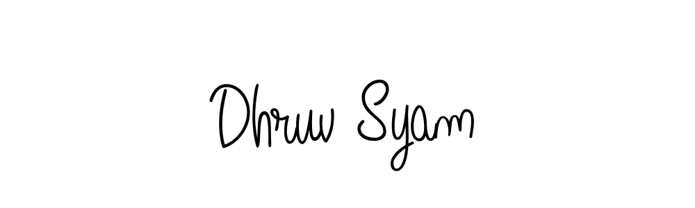 Here are the top 10 professional signature styles for the name Dhruv Syam. These are the best autograph styles you can use for your name. Dhruv Syam signature style 5 images and pictures png