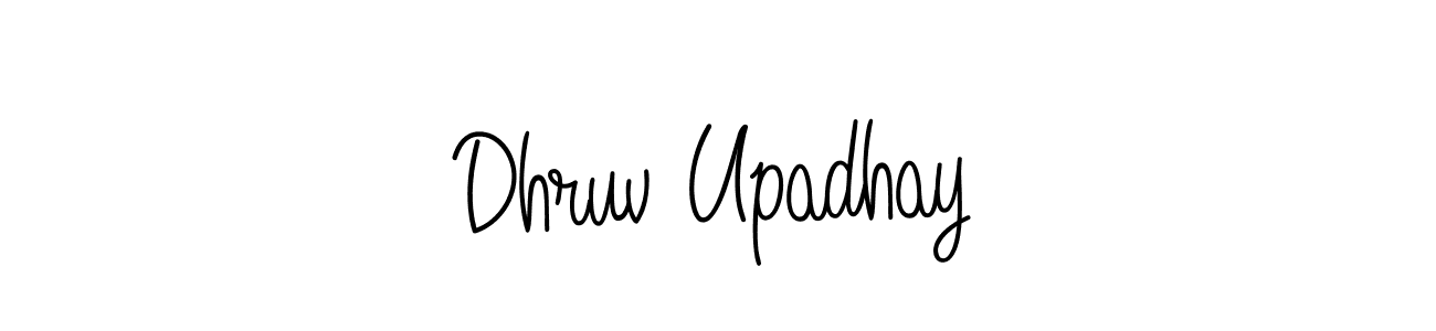 Make a short Dhruv Upadhay signature style. Manage your documents anywhere anytime using Angelique-Rose-font-FFP. Create and add eSignatures, submit forms, share and send files easily. Dhruv Upadhay signature style 5 images and pictures png