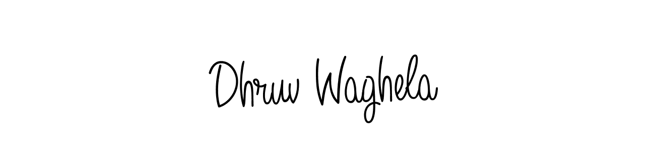This is the best signature style for the Dhruv Waghela name. Also you like these signature font (Angelique-Rose-font-FFP). Mix name signature. Dhruv Waghela signature style 5 images and pictures png