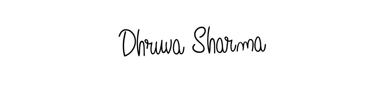 Check out images of Autograph of Dhruva Sharma name. Actor Dhruva Sharma Signature Style. Angelique-Rose-font-FFP is a professional sign style online. Dhruva Sharma signature style 5 images and pictures png