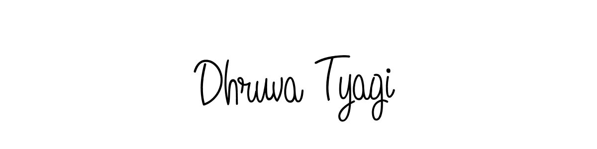 Dhruva Tyagi stylish signature style. Best Handwritten Sign (Angelique-Rose-font-FFP) for my name. Handwritten Signature Collection Ideas for my name Dhruva Tyagi. Dhruva Tyagi signature style 5 images and pictures png