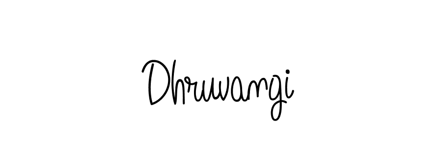 How to make Dhruvangi signature? Angelique-Rose-font-FFP is a professional autograph style. Create handwritten signature for Dhruvangi name. Dhruvangi signature style 5 images and pictures png