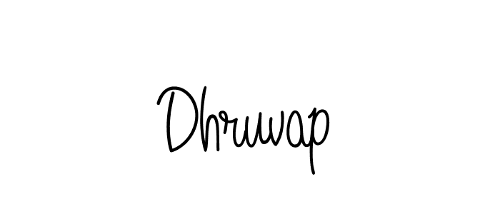 Also we have Dhruvap name is the best signature style. Create professional handwritten signature collection using Angelique-Rose-font-FFP autograph style. Dhruvap signature style 5 images and pictures png