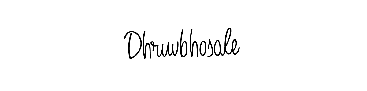 Make a beautiful signature design for name Dhruvbhosale. Use this online signature maker to create a handwritten signature for free. Dhruvbhosale signature style 5 images and pictures png