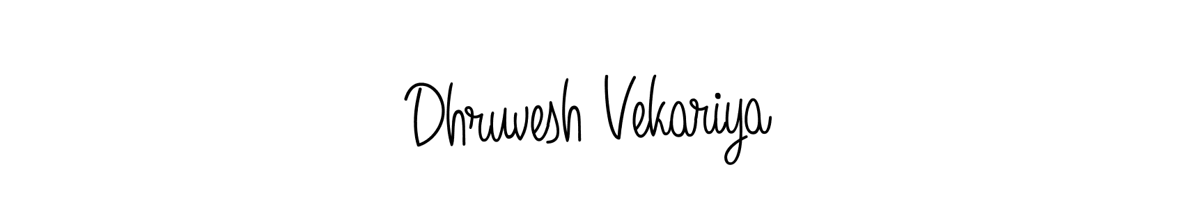 It looks lik you need a new signature style for name Dhruvesh Vekariya. Design unique handwritten (Angelique-Rose-font-FFP) signature with our free signature maker in just a few clicks. Dhruvesh Vekariya signature style 5 images and pictures png