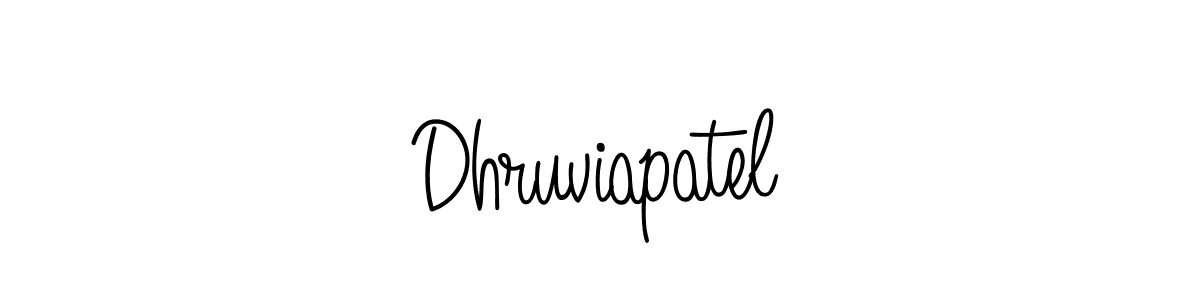 How to make Dhruviapatel signature? Angelique-Rose-font-FFP is a professional autograph style. Create handwritten signature for Dhruviapatel name. Dhruviapatel signature style 5 images and pictures png