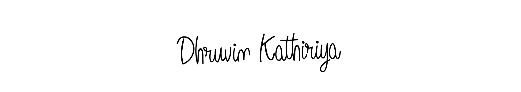 Dhruvin Kathiriya stylish signature style. Best Handwritten Sign (Angelique-Rose-font-FFP) for my name. Handwritten Signature Collection Ideas for my name Dhruvin Kathiriya. Dhruvin Kathiriya signature style 5 images and pictures png
