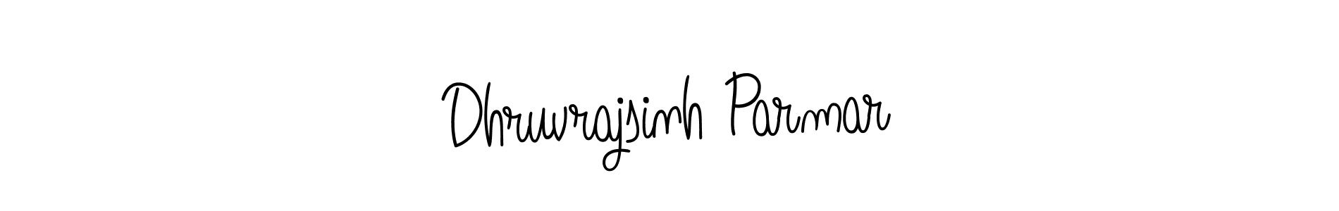 Dhruvrajsinh Parmar stylish signature style. Best Handwritten Sign (Angelique-Rose-font-FFP) for my name. Handwritten Signature Collection Ideas for my name Dhruvrajsinh Parmar. Dhruvrajsinh Parmar signature style 5 images and pictures png