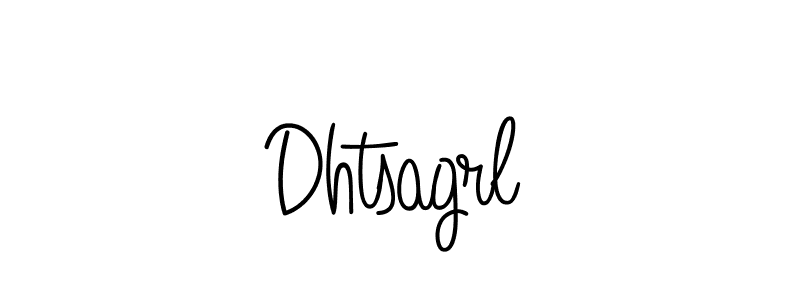You should practise on your own different ways (Angelique-Rose-font-FFP) to write your name (Dhtsagrl) in signature. don't let someone else do it for you. Dhtsagrl signature style 5 images and pictures png