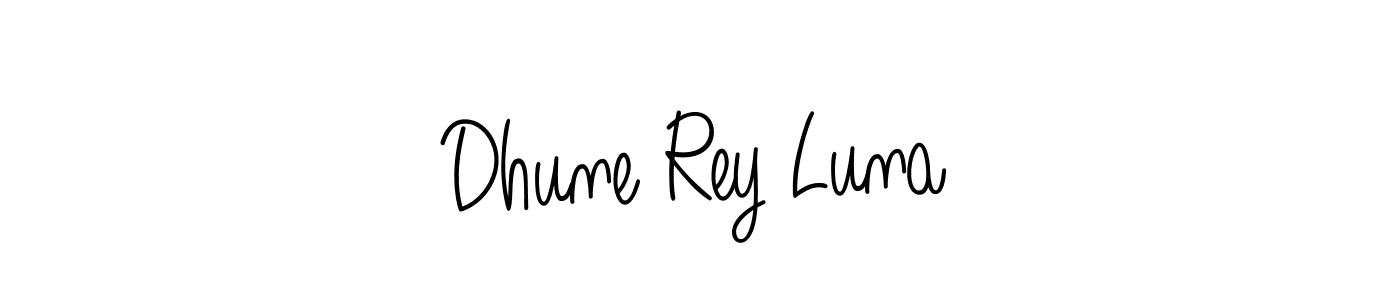 Make a beautiful signature design for name Dhune Rey Luna. Use this online signature maker to create a handwritten signature for free. Dhune Rey Luna signature style 5 images and pictures png