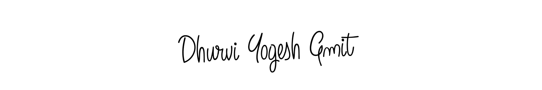 Also we have Dhurvi Yogesh Gmit name is the best signature style. Create professional handwritten signature collection using Angelique-Rose-font-FFP autograph style. Dhurvi Yogesh Gmit signature style 5 images and pictures png