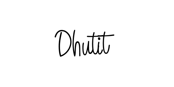 Here are the top 10 professional signature styles for the name Dhutit. These are the best autograph styles you can use for your name. Dhutit signature style 5 images and pictures png