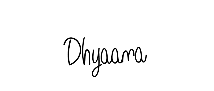 Also we have Dhyaana name is the best signature style. Create professional handwritten signature collection using Angelique-Rose-font-FFP autograph style. Dhyaana signature style 5 images and pictures png