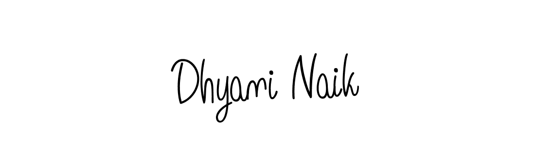 Once you've used our free online signature maker to create your best signature Angelique-Rose-font-FFP style, it's time to enjoy all of the benefits that Dhyani Naik name signing documents. Dhyani Naik signature style 5 images and pictures png