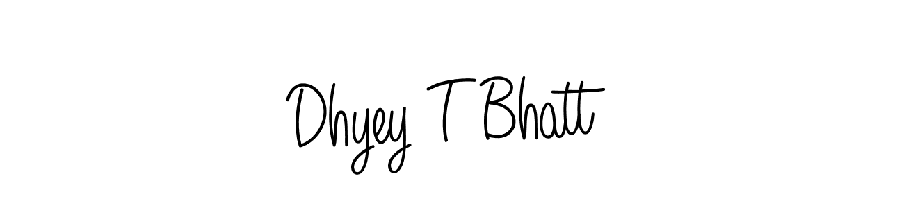 You can use this online signature creator to create a handwritten signature for the name Dhyey T Bhatt. This is the best online autograph maker. Dhyey T Bhatt signature style 5 images and pictures png