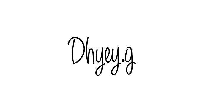 Make a beautiful signature design for name Dhyey.g. Use this online signature maker to create a handwritten signature for free. Dhyey.g signature style 5 images and pictures png
