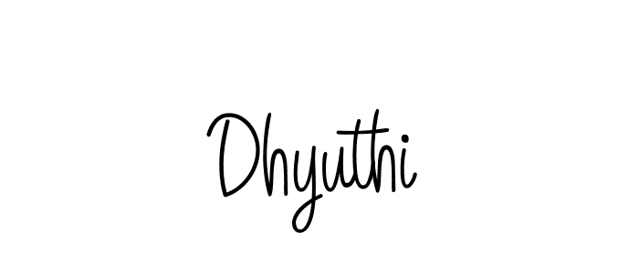 Also You can easily find your signature by using the search form. We will create Dhyuthi name handwritten signature images for you free of cost using Angelique-Rose-font-FFP sign style. Dhyuthi signature style 5 images and pictures png