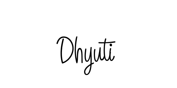 Make a short Dhyuti signature style. Manage your documents anywhere anytime using Angelique-Rose-font-FFP. Create and add eSignatures, submit forms, share and send files easily. Dhyuti signature style 5 images and pictures png