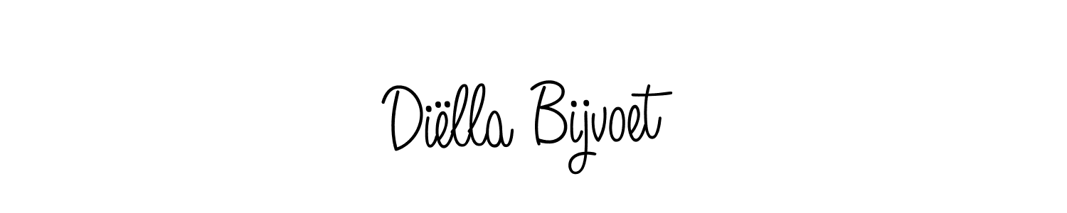 Best and Professional Signature Style for Diëlla Bijvoet. Angelique-Rose-font-FFP Best Signature Style Collection. Diëlla Bijvoet signature style 5 images and pictures png