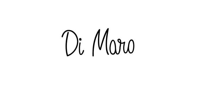 Create a beautiful signature design for name Di Maro. With this signature (Angelique-Rose-font-FFP) fonts, you can make a handwritten signature for free. Di Maro signature style 5 images and pictures png