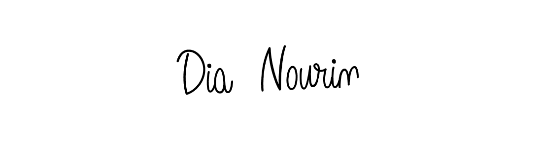 Check out images of Autograph of Dia  Nourin name. Actor Dia  Nourin Signature Style. Angelique-Rose-font-FFP is a professional sign style online. Dia  Nourin signature style 5 images and pictures png