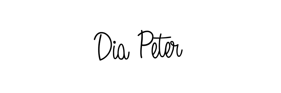 Check out images of Autograph of Dia Peter name. Actor Dia Peter Signature Style. Angelique-Rose-font-FFP is a professional sign style online. Dia Peter signature style 5 images and pictures png