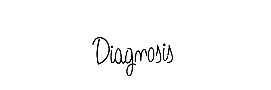 You should practise on your own different ways (Angelique-Rose-font-FFP) to write your name (Diagnosis) in signature. don't let someone else do it for you. Diagnosis signature style 5 images and pictures png